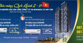 Chung cư Cầu Giấy – ưu đãi lớn nhất tháng 9 khi mua chung cư Bonanza 23 Duy Tân.